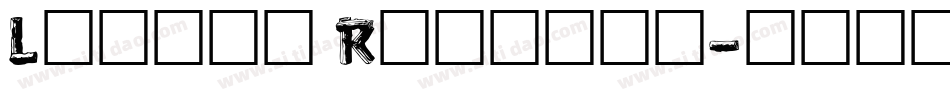 Logger Regular字体转换